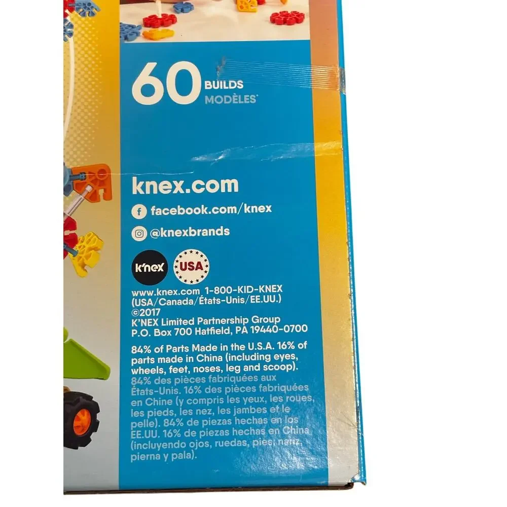 KID K'NEX Oodles of Pals set of 116 chunky pieces designed for young children